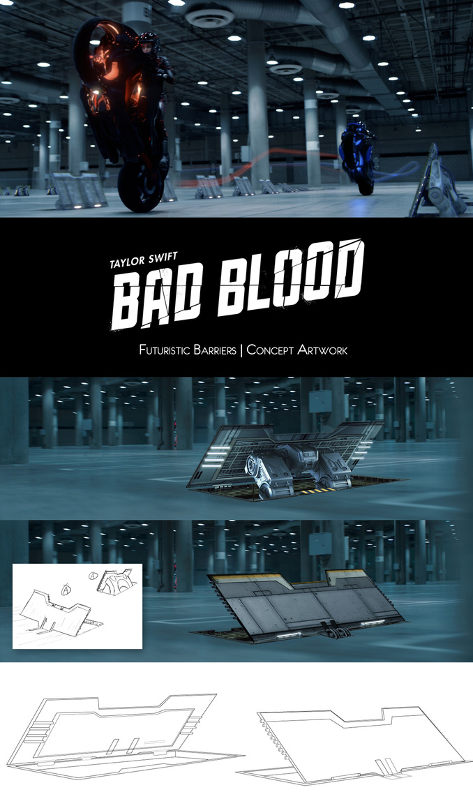 Taylor Swift Bad Blood Concept Work